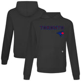 Toronto Blue Jays Levelwear City Connect Relay Back Splash Pullover Hoodie - Black Hoodies