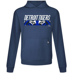 Detroit Tigers Levelwear City Connect Relay Back Splash Pullover Hoodie - Navy Hoodies