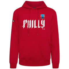 Philadelphia Phillies Levelwear City Connect Podium Core Logo Pullover Hoodie - Red Hoodies