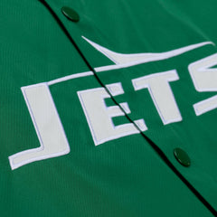 New York Jets Coaches Full-Snap Hooded Windbreaker Jacket Green