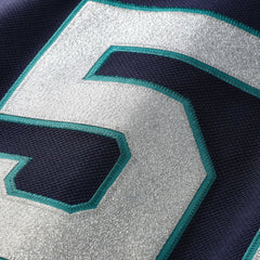 MLB Ichiro Suzuki Seattle Mariners Mitchell & Ness 2006 Cooperstown Mesh Batting Practice Button-Up Jersey - Navy