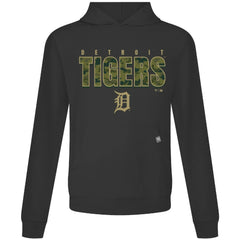 Detroit Tigers Levelwear Relay Protect Pullover Hoodie - Black Hoodies