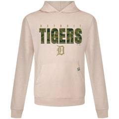 Detroit Tigers Levelwear Relay Protect Pullover Hoodie - Khaki Hoodies