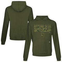 Kansas City Royals Levelwear Relay Protect Pullover Hoodie - Green Hoodies