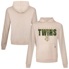 Minnesota Twins Levelwear Relay Protect Pullover Hoodie - Khaki Hoodies