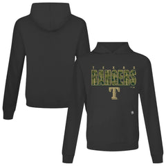 Texas Rangers Levelwear Relay Protect Pullover Hoodie - Black Hoodies