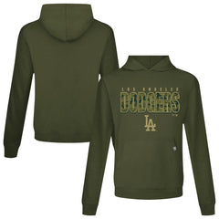 Los Angeles Dodgers Levelwear Relay Protect Pullover Hoodie - Green Hoodies