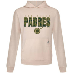 San Diego Padres Levelwear Relay Protect Pullover Hoodie - Khaki Hoodies