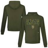 New York Mets Levelwear Relay Protect Pullover Hoodie - Green Hoodies