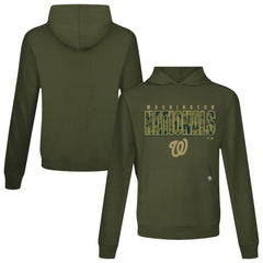Washington Nationals Levelwear Relay Protect Pullover Hoodie - Green Hoodies