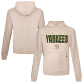 New York Yankees Levelwear Relay Protect Pullover Hoodie - Khaki Hoodies