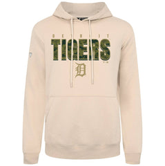 Detroit Tigers Levelwear Podium Protect Pullover Hoodie - Khaki Hoodies