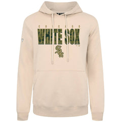 Chicago White Sox Levelwear Podium Protect Pullover Hoodie - Khaki Hoodies