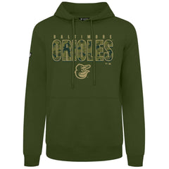 Baltimore Orioles Levelwear Podium Protect Pullover Hoodie - Green Hoodies