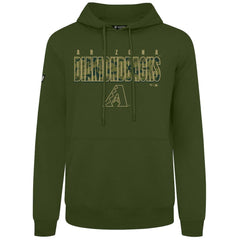 Arizona Diamondbacks Levelwear Podium Protect Pullover Hoodie - Green Hoodies