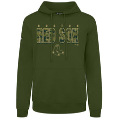 Boston Red Sox Levelwear Podium Protect Pullover Hoodie - Green Hoodies