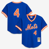 MLB Lenny Dykstra New York Mets Mitchell & Ness Authentic Batting Practice Jersey - Royal