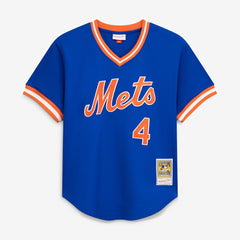 MLB Lenny Dykstra New York Mets Mitchell & Ness Authentic Batting Practice Jersey - Royal