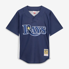 MLB Evan Longoria Tampa Bay Rays Mitchell & Ness Authentic Batting Practice Jersey - Navy