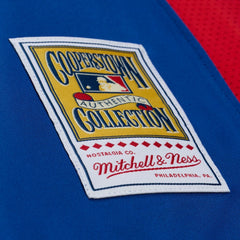 MLB Adrian Beltre Texas Rangers Mitchell & Ness Cooperstown Mesh Batting Practice Button-Up Jersey - Royal