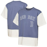 Boston Red Sox Outerstuff Youth Ultimate Pastels Premium Double Run T-Shirt - Navy/Cream T-shirts