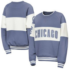 Chicago Cubs Outerstuff Youth Ultimate Pastels On Base Sweatshirt - Blue Sweatshirts