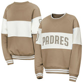 San Diego Padres Outerstuff Youth Ultimate Pastels On Base Sweatshirt - Brown Sweatshirts