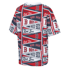 Boston Red Sox Outerstuff Youth All-Over Pennant T-Shirt - Red T-shirts