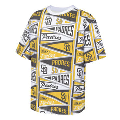 San Diego Padres Outerstuff Youth All-Over Pennant T-Shirt - Yellow T-shirts