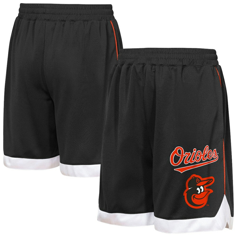 Baltimore Orioles Outerstuff Youth Big League All Star Fashion Shorts - Black Shorts