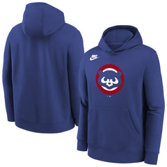 Chicago Cubs Nike Youth Club Fleece Hoodie - Rush Blue Hoodies