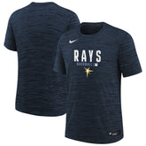 Tampa Bay Rays Nike Youth Authentic Collection Velocity Dri-FIT T-Shirt - Navy T-shirts