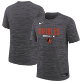 Baltimore Orioles Nike Youth Authentic Collection Velocity Dri-FIT T-Shirt - Black T-shirts