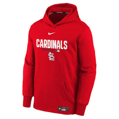 St. Louis Cardinals Nike Youth Authentic Collection Therma-FIT Hoodie - Red Hoodies