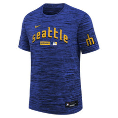Seattle Mariners Nike Youth City Connect Authentic Collection Velocity Dri-FIT T-Shirt - Navy T-shirts