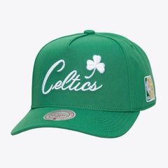 Boston Celtics Legendary Home Pro Pinch Snapback Hat Kelly Green
