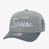 San Antonio Spurs Thunderstorm Head Coach Pro Crown Snapback Hat Gray