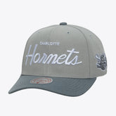 Charlotte Hornets Thunderstorm Head Coach Pro Crown Snapback Hat Gray