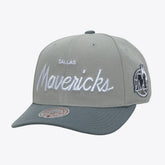 Dallas Mavericks Thunderstorm Head Coach Pro Crown Snapback Hat Gray