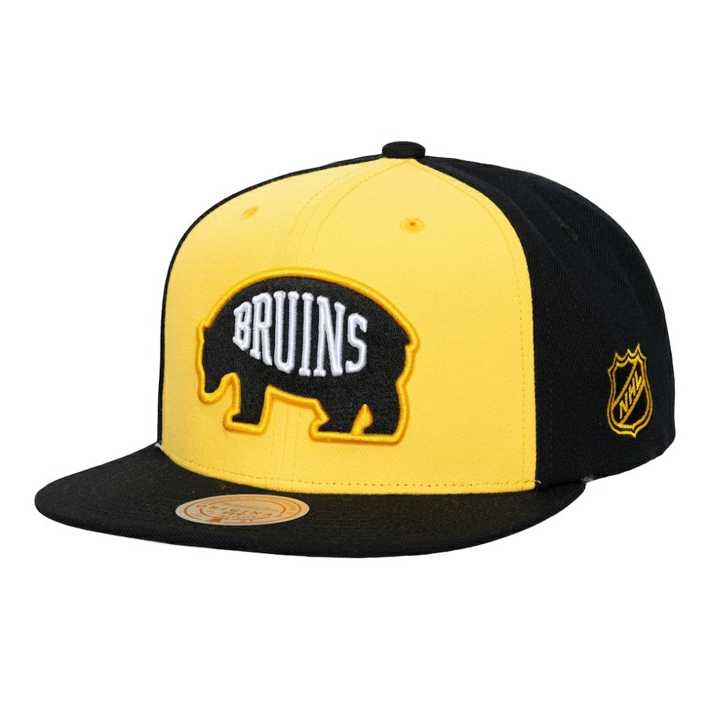 NHL Boston Bruins Mitchell & Ness Legendary Away Snapback Hat - Gold
