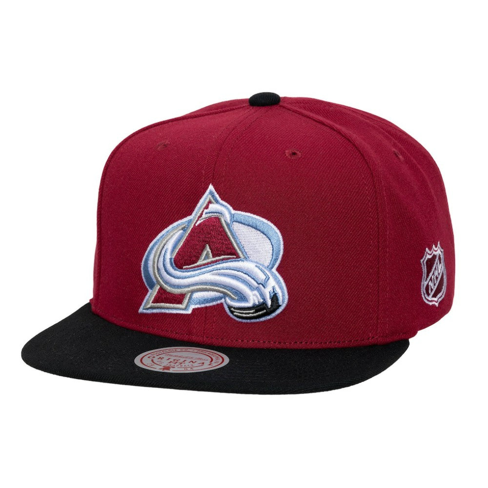 NHL Colorado Avalanche Mitchell & Ness Legendary Away Snapback Hat - Burgundy