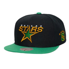 NHL Dallas Stars Mitchell & Ness Legendary Away Snapback Hat - Black