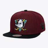 NHL Anaheim Ducks Mitchell & Ness Legendary Home Snapback Hat - Maroon