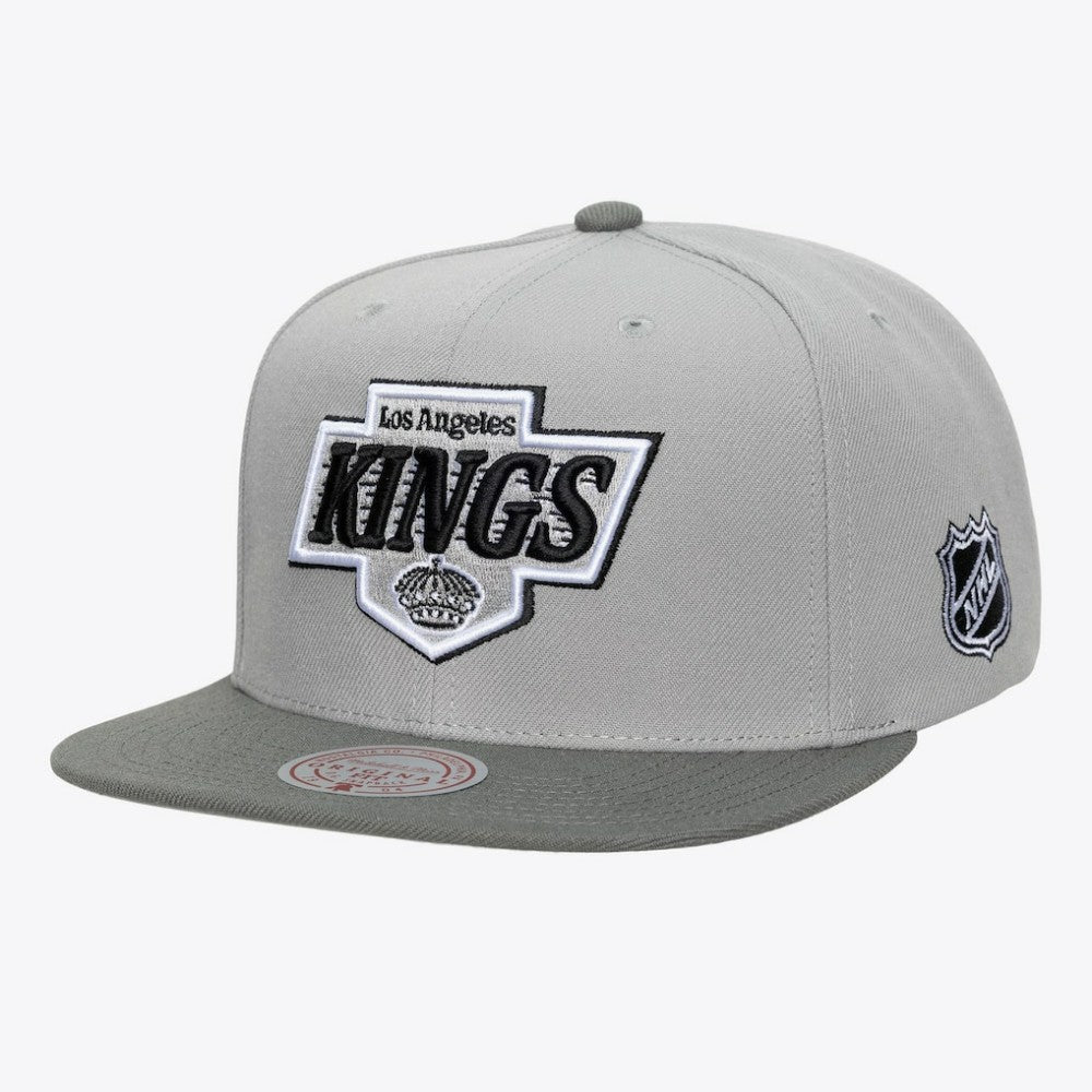 NHL Los Angeles Kings Mitchell & Ness Legendary Home Snapback Hat - Gray