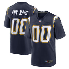 NFL Los Angeles Chargers Alternate Super Chargers Game Custom Jersey - Navy