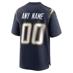 NFL Los Angeles Chargers Alternate Super Chargers Game Custom Jersey - Navy