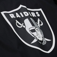 Las Vegas Raiders Coaches Full-Snap Hooded Windbreaker Jacket Black