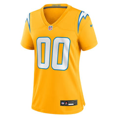 Los Angeles Chargers Women's Alternate Charger Power Game Custom Jersey Gold