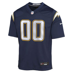 NFL Los Angeles Chargers Youth Alternate Super Chargers Game Custom Jersey - Navy