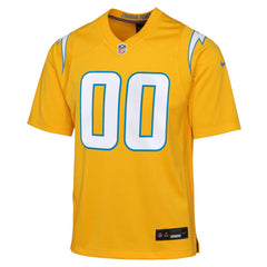 NFL Los Angeles Chargers Youth Alternate Charger Power Game Custom Jersey - Gold